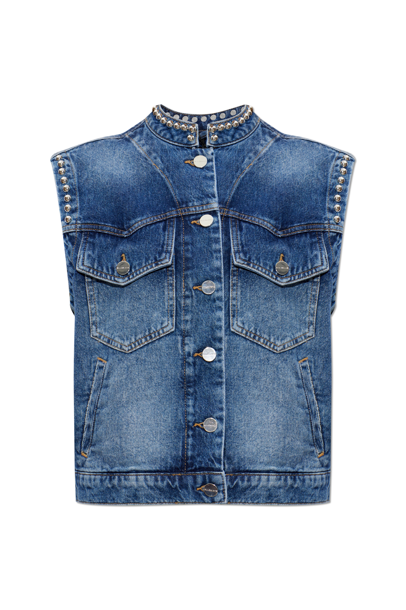 AllSaints 'Mav' denim vest | Women's | Vitkac